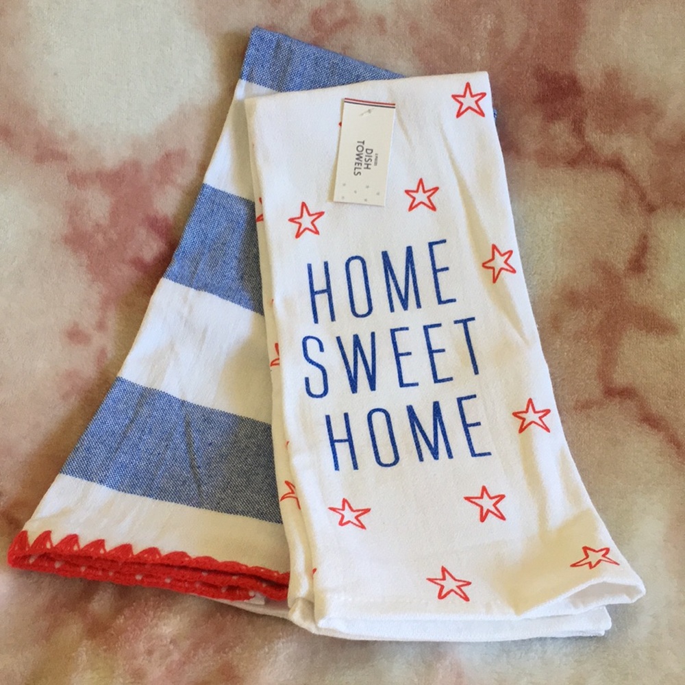 Home Sweet Home Dish Towel Set NWT